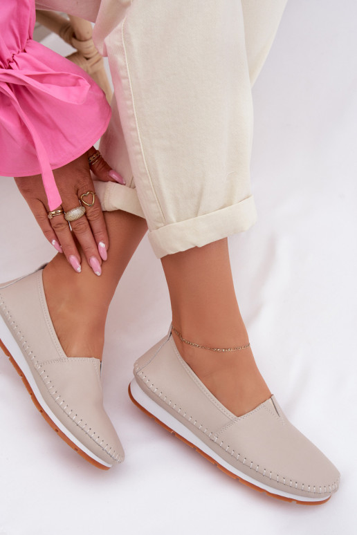 Oda batai Moteriškas S.Barski LR61-7051 smėlio spalvos