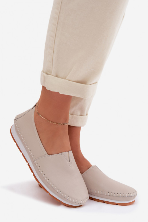 Oda batai Moteriškas S.Barski LR61-7051 smėlio spalvos