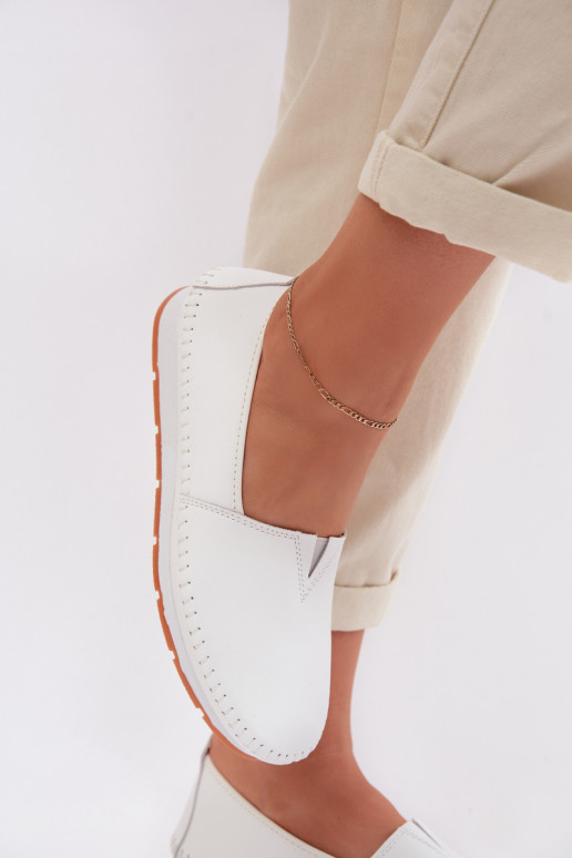 Oda batai Moteriškas S.Barski LR61-7051 baltos spalvos