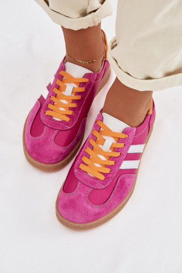 Oda Sneakers modelio batai Moteriškas S.Barski LR61-7059 rožinės spalvos