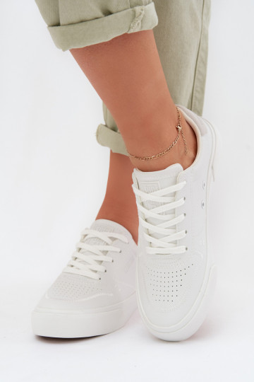 Moteriški sneakers modelio batai Big Star TT274008 baltos spalvos
