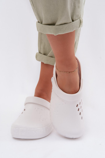 Šlepetės Klumpės Moteriškas Lengvos šlepetės Big Star TT274A081 baltos spalvos 2