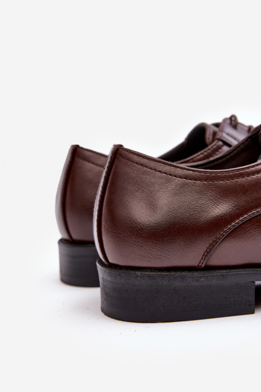 Vyriški Oda batai tamsiai rudos spalvos Harene