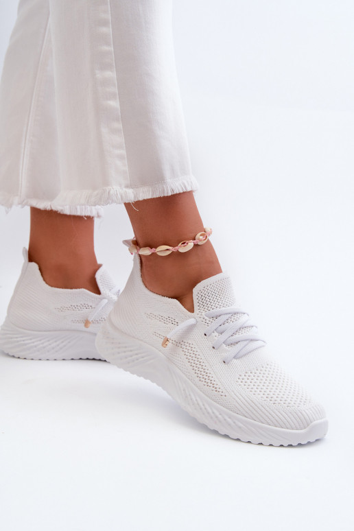 Įsispiriamo modelio sportiniai bateliai Moteriškas baltos spalvos Jagelia