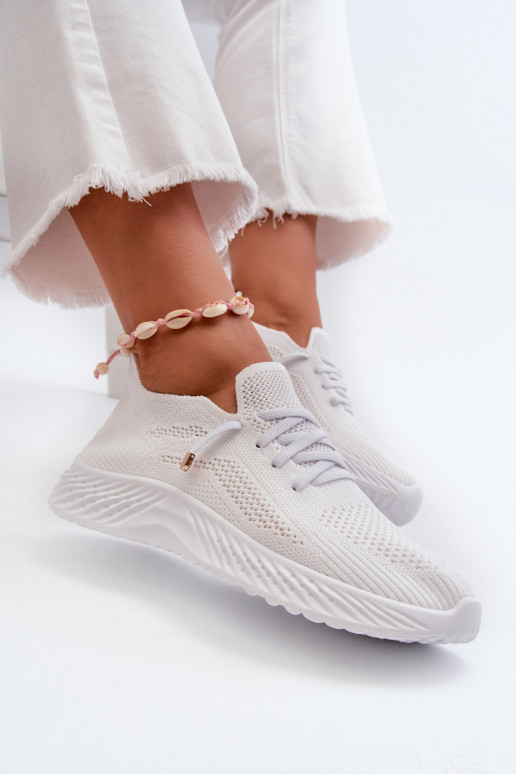 Įsispiriamo modelio sportiniai bateliai Moteriškas baltos spalvos Jagelia