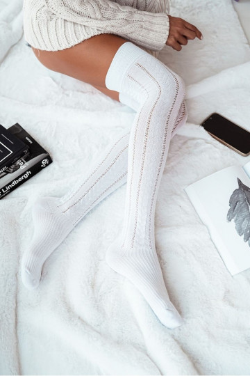 ZakolanóĮki Moteriškas su aužūro elementais INarkocz baltos spalvos