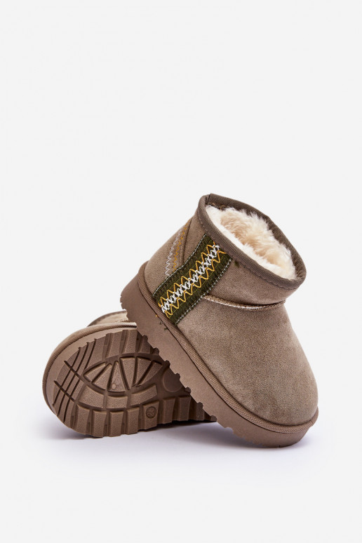 sniego batai Aulinukai pašiltinti Vaikiški žalios spalvos Leonora