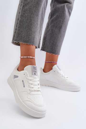 Moteriškas Sneakers modelio batai Memory Foam System Big Star NN274A483 baltos spalvos