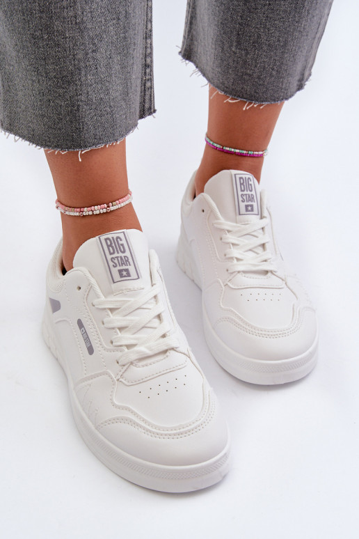Moteriškas Sneakers modelio batai Memory Foam System Big Star NN274A483 baltos spalvos