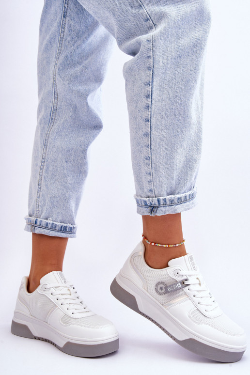 Klasikiniai sportbačiai Memory Foam System Big Star LL274A024 baltos spalvos