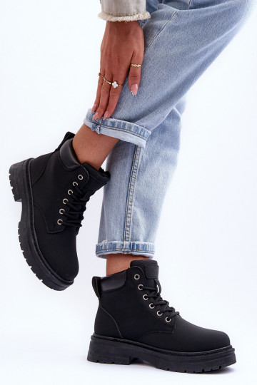 Moteriškas batai Aulinukai pašiltinti juodos spalvos Corbin 2