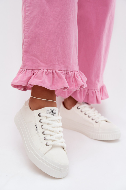 Laisvalaikio bateliai su platforma O`NEILL SPINNA C INOMEN LOIN 90261009.02A baltos spalvos