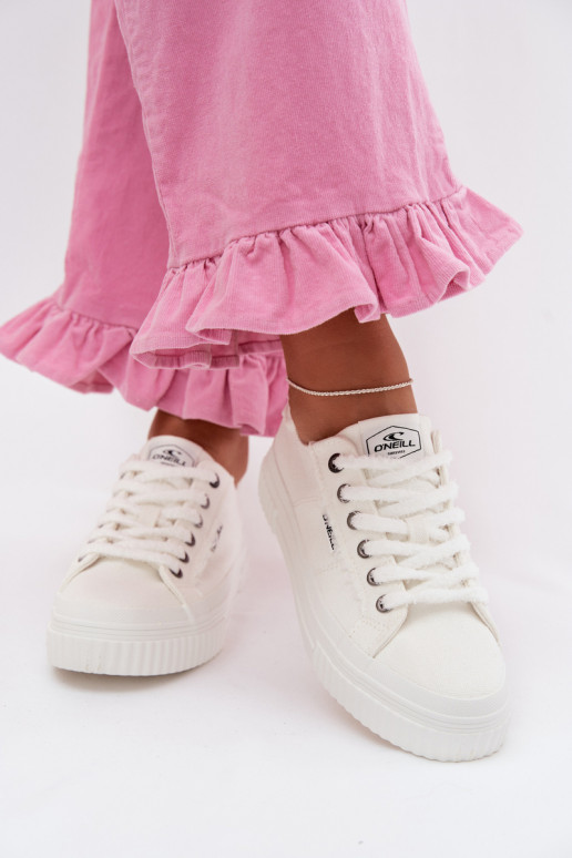 Laisvalaikio bateliai su platforma O`NEILL SPINNA C INOMEN LOIN 90261009.02A baltos spalvos