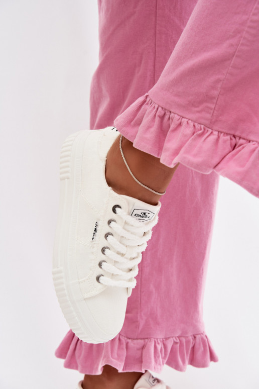 Laisvalaikio bateliai su platforma O`NEILL SPINNA C INOMEN LOIN 90261009.02A baltos spalvos