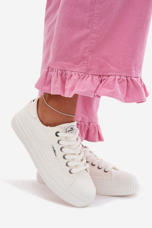 Laisvalaikio bateliai su platforma O`NEILL SPINNA C INOMEN LOIN 90261009.02A baltos spalvos