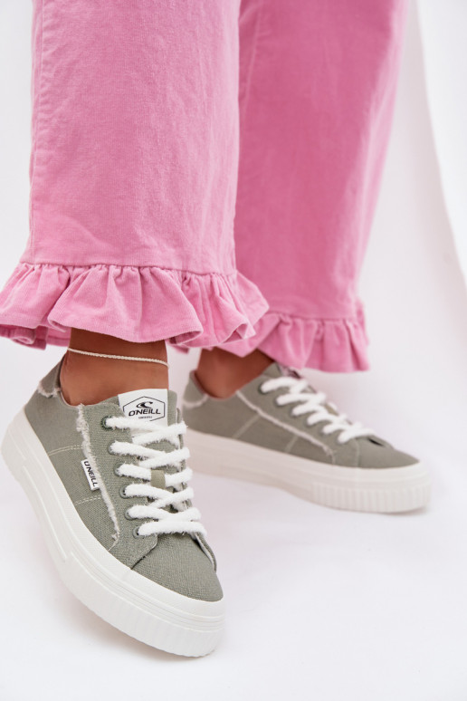 Laisvalaikio bateliai su platforma O`NEILL SPINNA C INOMEN LOIN 90261009.05Z žalios spalvos