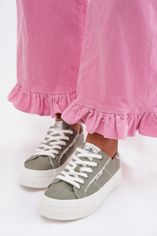 Laisvalaikio bateliai su platforma O`NEILL SPINNA C INOMEN LOIN 90261009.05Z žalios spalvos