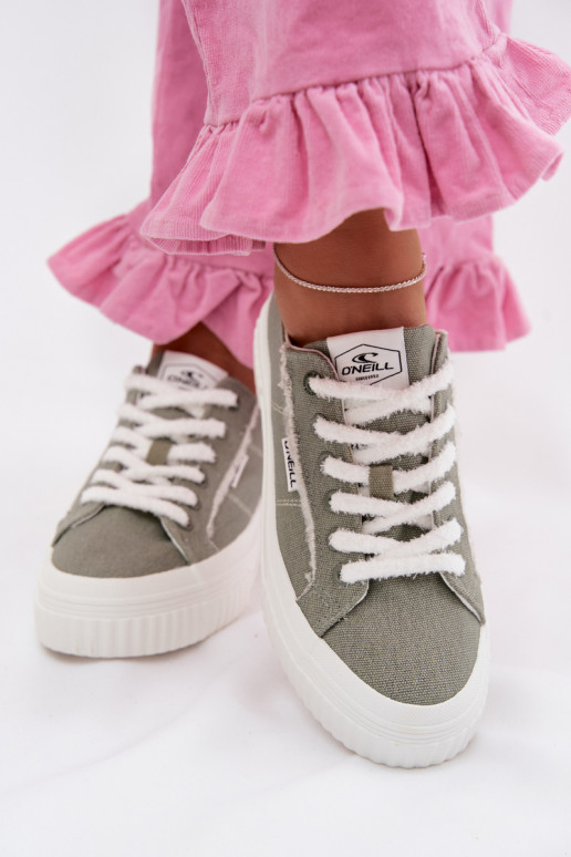 Laisvalaikio bateliai su platforma O`NEILL SPINNA C INOMEN LOIN 90261009.05Z žalios spalvos