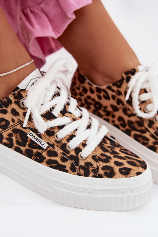 Laisvalaikio bateliai su platforma O`NEILL SPINNA C INOMEN LOIN 90261009.92A su leopardo kailio raštais