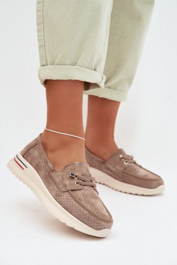 bataisuĮjungtaturalnego iš zomšosu smėlio spalvos Selorette 2