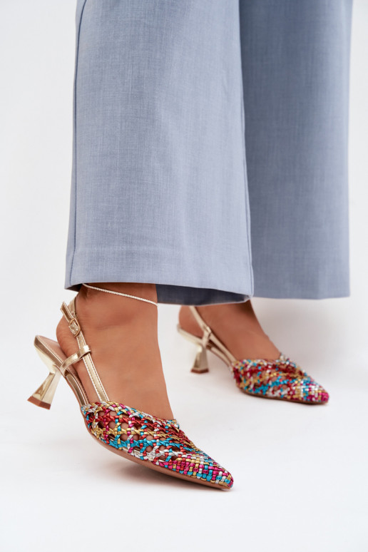 raštuotos basutės Moteriškas su kulniukais įvairių spalvų Selinae