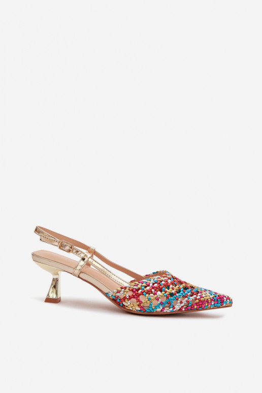 raštuotos basutės Moteriškas su kulniukais įvairių spalvų Selinae