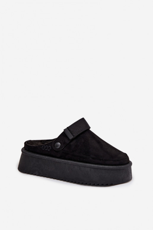 sniego batai Moteriškas su platformasusu limpančiu užsegimuem juodos spalvos Jorielle