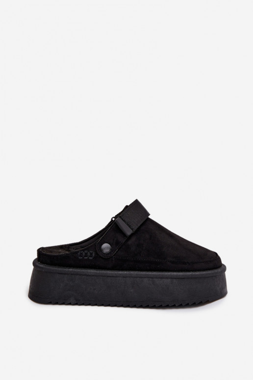 sniego batai Moteriškas su platformasusu limpančiu užsegimuem juodos spalvos Jorielle