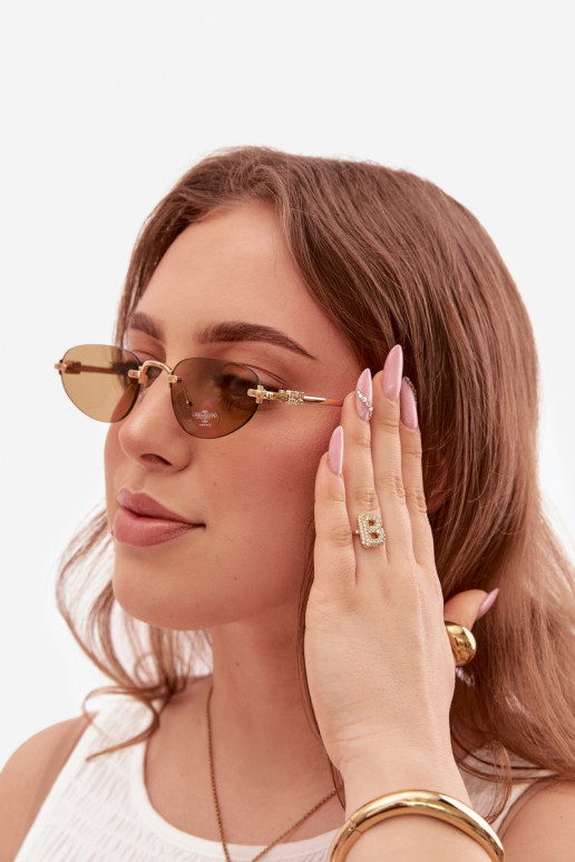 Akiniai nuo saulės Moteriškas rudos spalvos