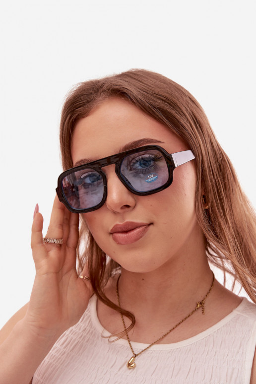 Moteriškas Akiniai nuo saulėssuFiltrem UV mėlynos spalvos