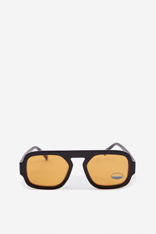 Moteriškas Akiniai nuo saulėssuFiltrem UV Juodos ir-oranžinės spalvos