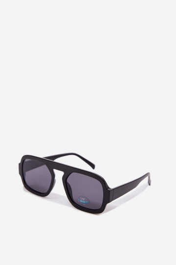 Moteriški akiniai nuo saulės su UV filtru juodos spalvos