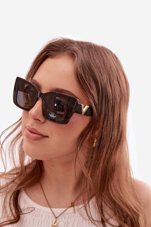 Akiniai nuo saulės Moteriškas Katės akis juodos spalvos