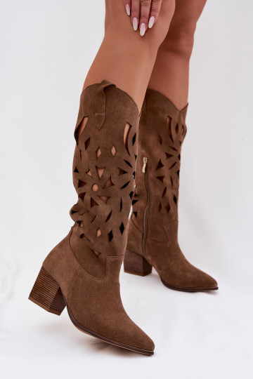 su aužūro elementais ilgaauliai bataisuĮjungtaturalnego iš zomšosu Zazoo 3167 smėlio spalvos 2