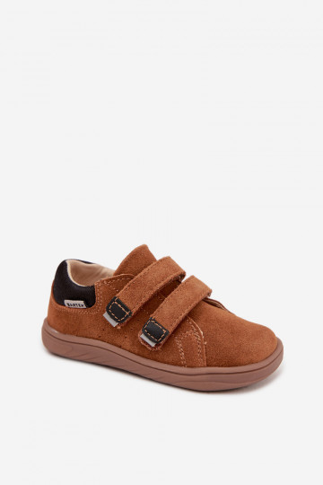 Vaikiški odiniai Barefoot batai Bartek 8600363 rudos spalvos