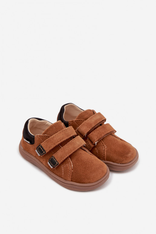 Oda batai Barefoot Vaikiški Bartek 8600363 rudos spalvos