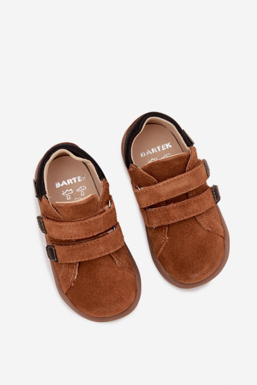 Oda batai Barefoot Vaikiški Bartek 8600363 rudos spalvos