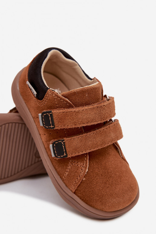 Oda batai Barefoot Vaikiški Bartek 8600363 rudos spalvos