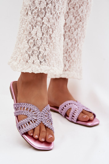 Šlepetės Moteriškas butas Violetinės spalvos Fariella