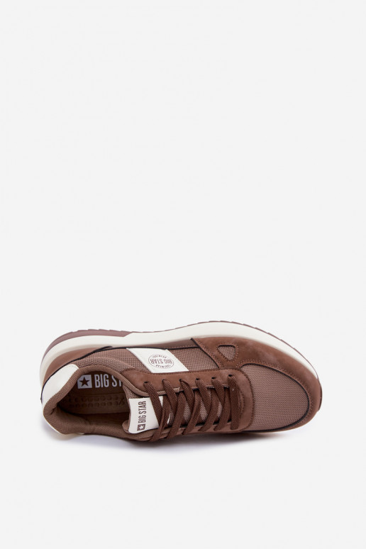 sportiniai bateliai Sneakers modelio batai vyrams Big Star TT174353 rudos spalvos