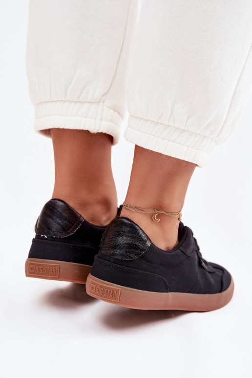 Sneakers modelio batai Moteriškas  Big Star TT274356 juodos spalvos