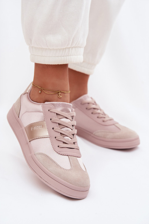 Sneakers modelio batai Moteriškas Big Star TT274157 rožinės spalvos