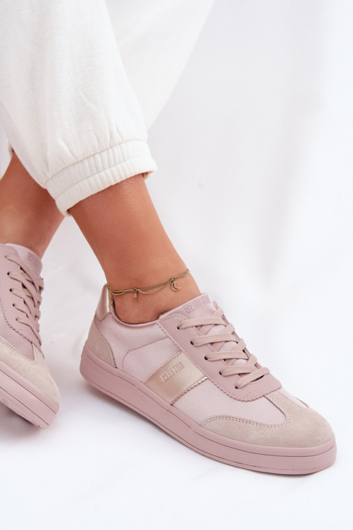 Sneakers modelio batai Moteriškas Big Star TT274157 rožinės spalvos