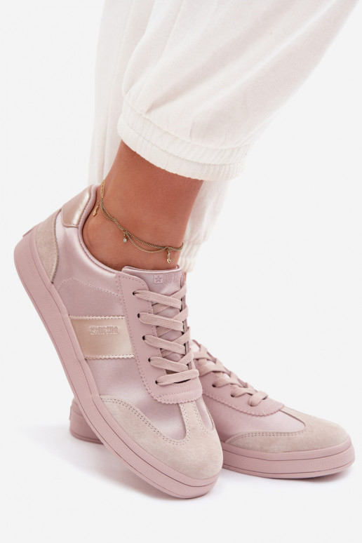 Sneakers modelio batai Moteriškas Big Star TT274157 rožinės spalvos