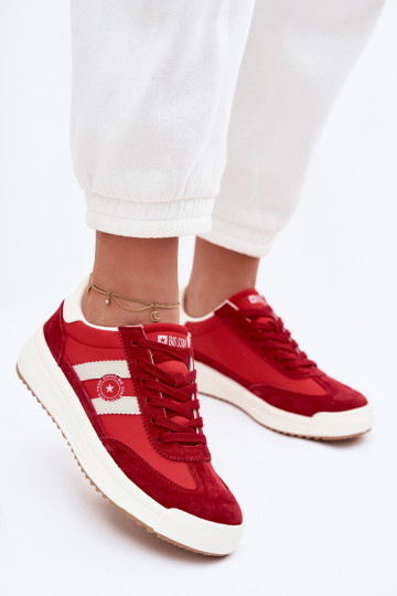 Sneakers modelio batai Moteriškas Big Star TT274158 raudonos spalvos 2