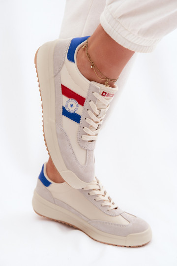 Sneakers modelio batai Moteriškas Big Star TT274161 smėlio spalvos