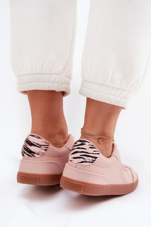 Sneakers modelio batai Moteriškas  Big Star TT274359 rožinės spalvos