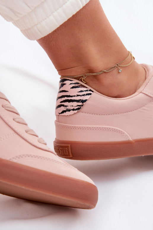 Sneakers modelio batai Moteriškas  Big Star TT274359 rožinės spalvos