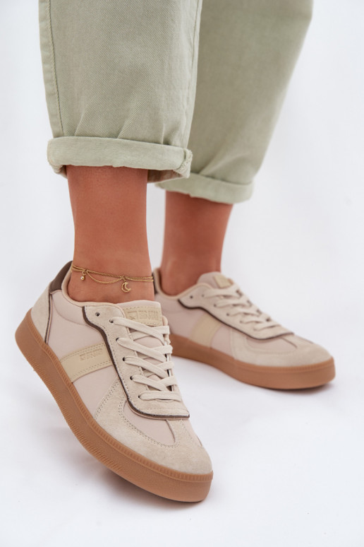 Sneakers modelio batai Moteriškas Big Star TT274174 smėlio spalvos