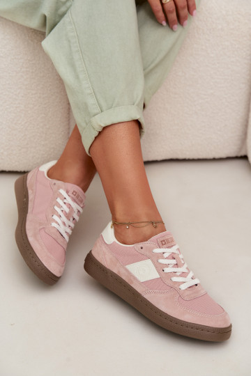 Sneakers modelio batai Moteriškas Big Star TT274175 rožinės spalvos
